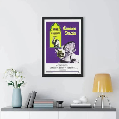 COUNTESS DRACULA 1971 - Framed Movie Poster - The Sticker Space
