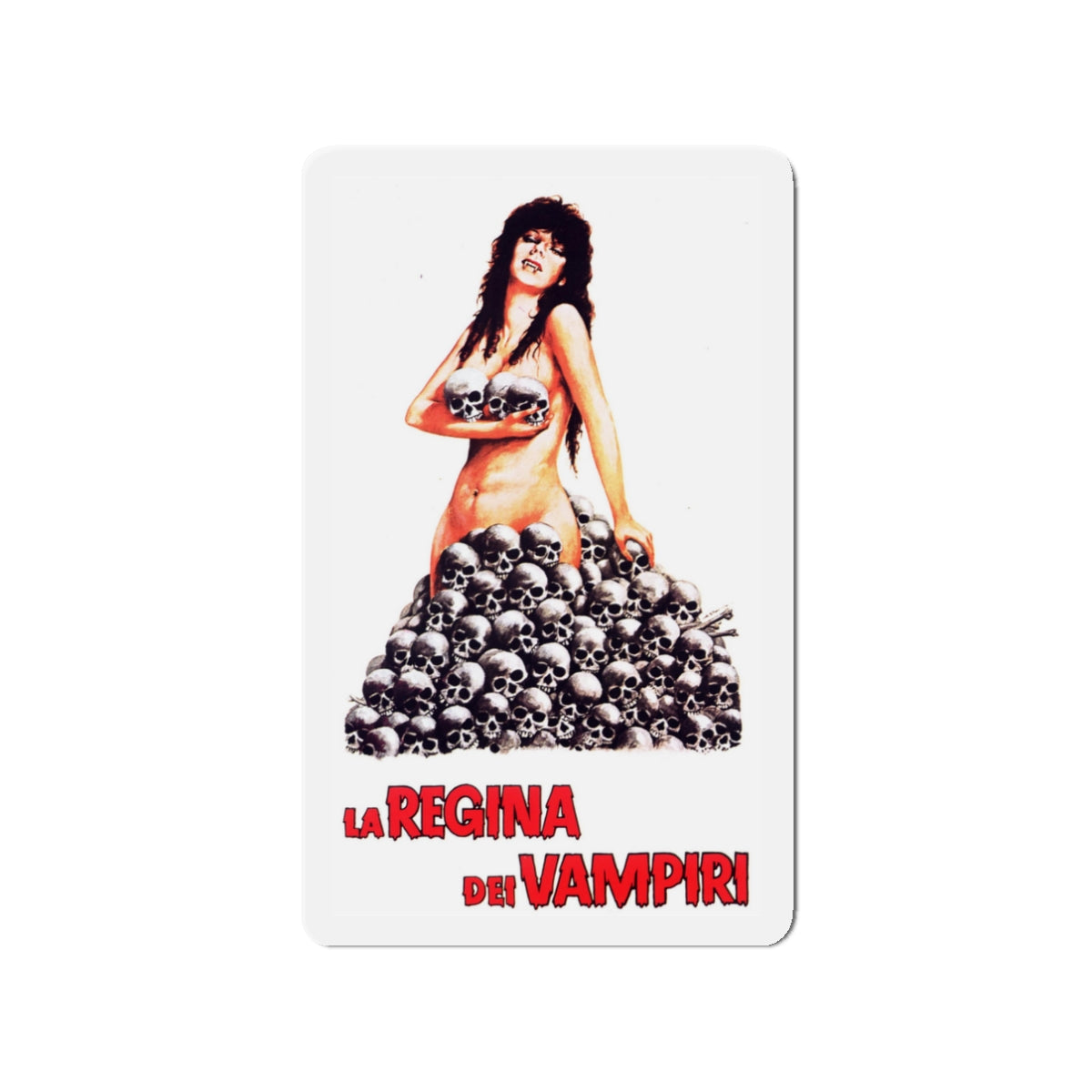 COUNTESS DRACULA (2) 1971 Movie Poster - Die-Cut Magnet-3" x 3"-The Sticker Space