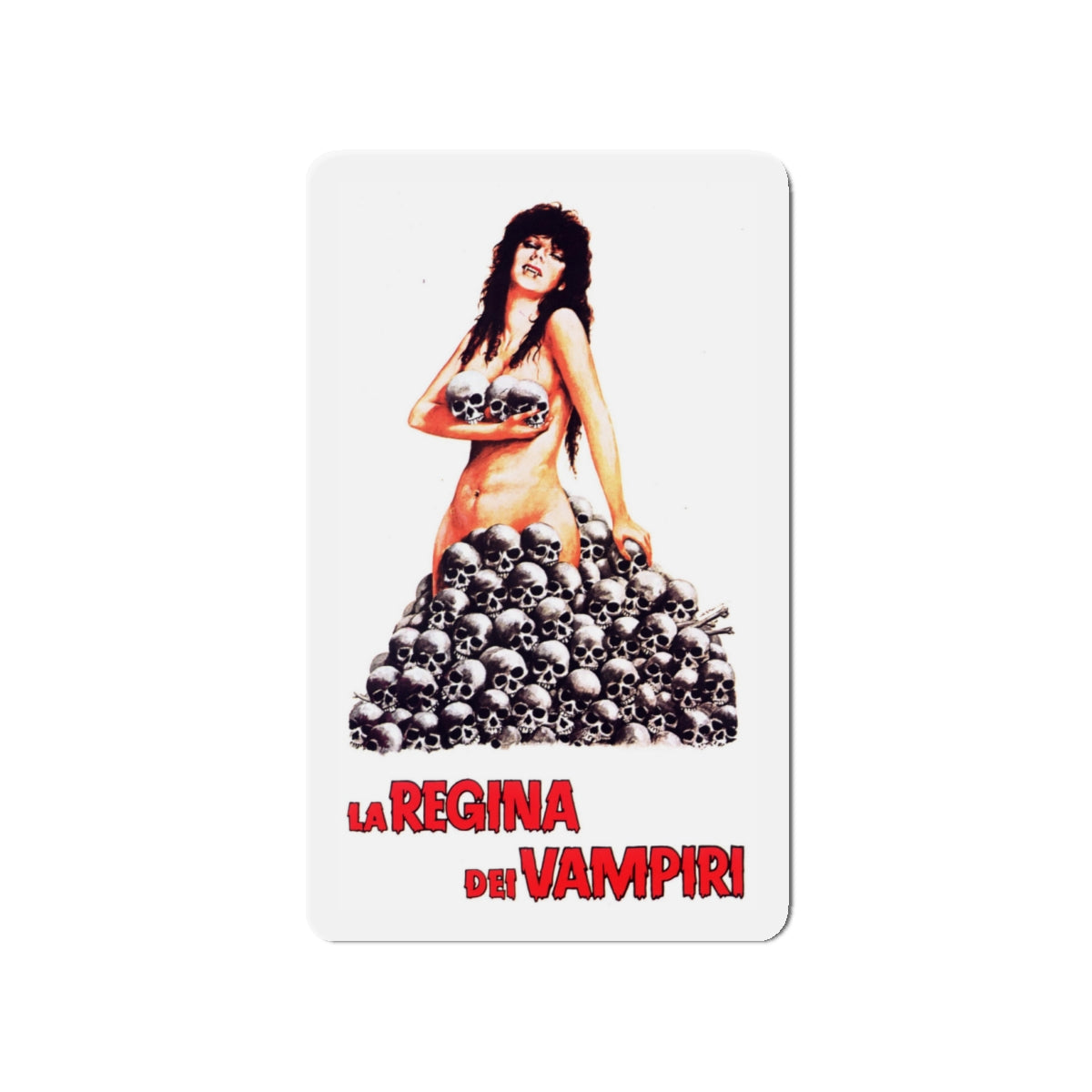 COUNTESS DRACULA (2) 1971 Movie Poster - Die-Cut Magnet-4" x 4"-The Sticker Space