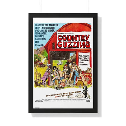 COUNTRY CUZZINS 1972 - Framed Movie Poster 20" x 30" Black - The Sticker Space