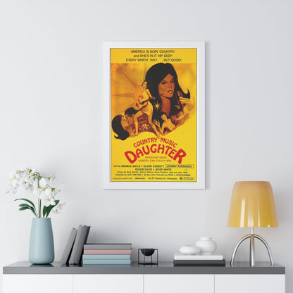 COUNTRY MUSIC DAUGHTER (NASHVILLE GIRL) 1976 - Framed Movie Poster-The Sticker Space