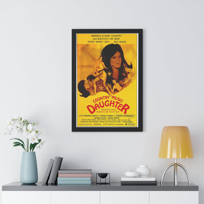 COUNTRY MUSIC DAUGHTER (NASHVILLE GIRL) 1976 - Framed Movie Poster-The Sticker Space