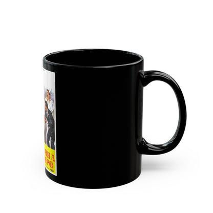 COUNTRY NURSE 1978 Movie Poster - Black Coffee Mug-The Sticker Space