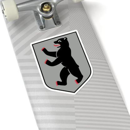 Country symbol de-Berlin silver (Germany) (Coat of Arms) STICKER Vinyl Kiss-Cut Decal - The Sticker Space