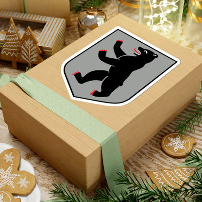 Country symbol de-Berlin silver (Germany) (Coat of Arms) STICKER Vinyl Kiss-Cut Decal - The Sticker Space