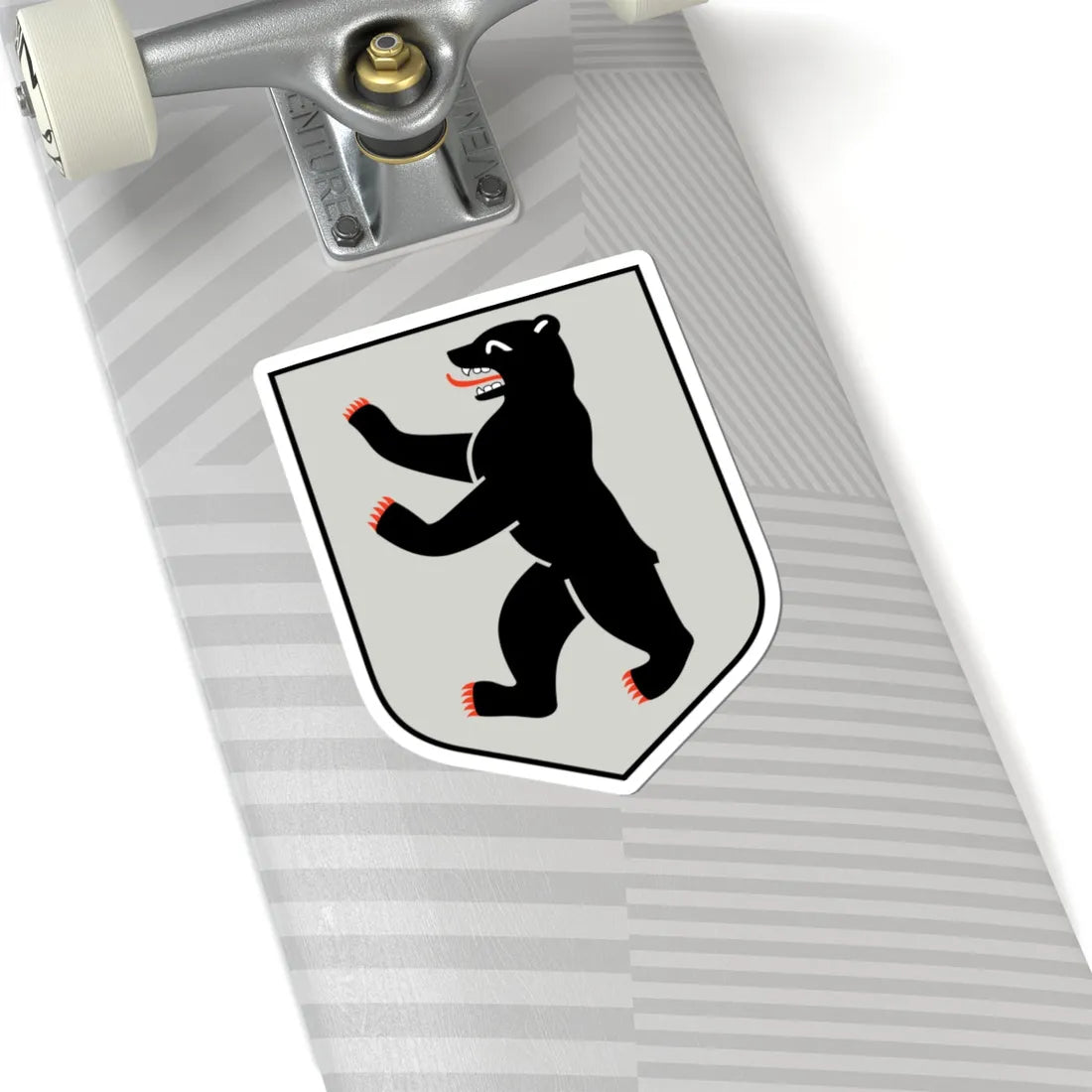 Country symbol of Berlin silver (Germany) (Coat of Arms) STICKER Vinyl Kiss-Cut Decal - The Sticker Space