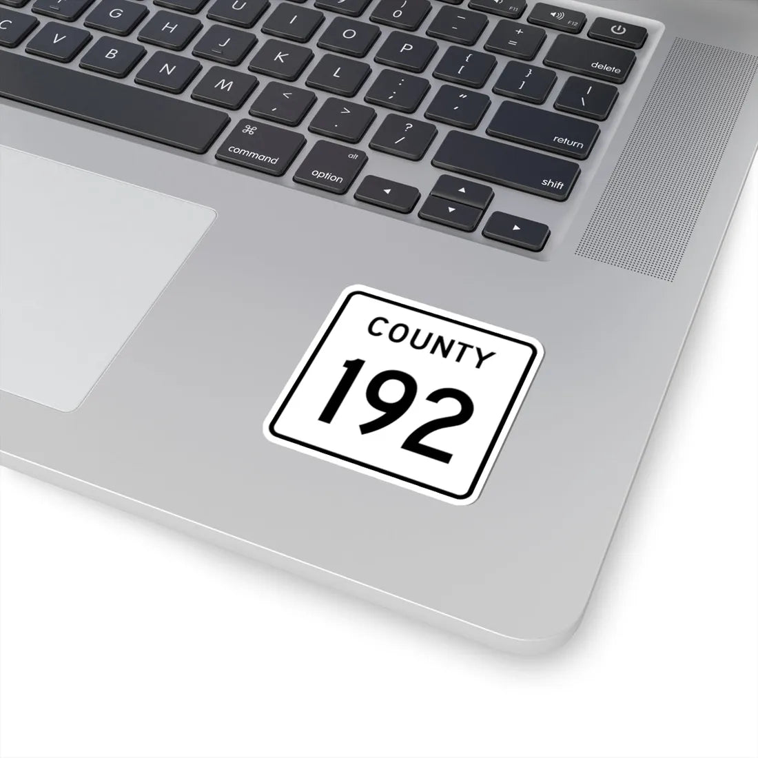 County 192 square (Minnesota) (Road Sign) STICKER Vinyl Kiss-Cut Decal - The Sticker Space