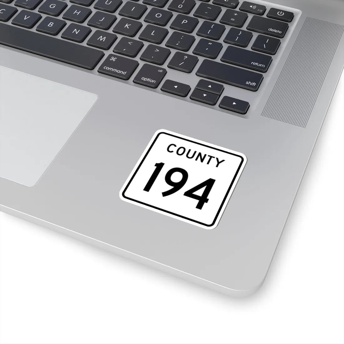 County 194 square (Minnesota) (Road Sign) STICKER Vinyl Kiss-Cut Decal - The Sticker Space