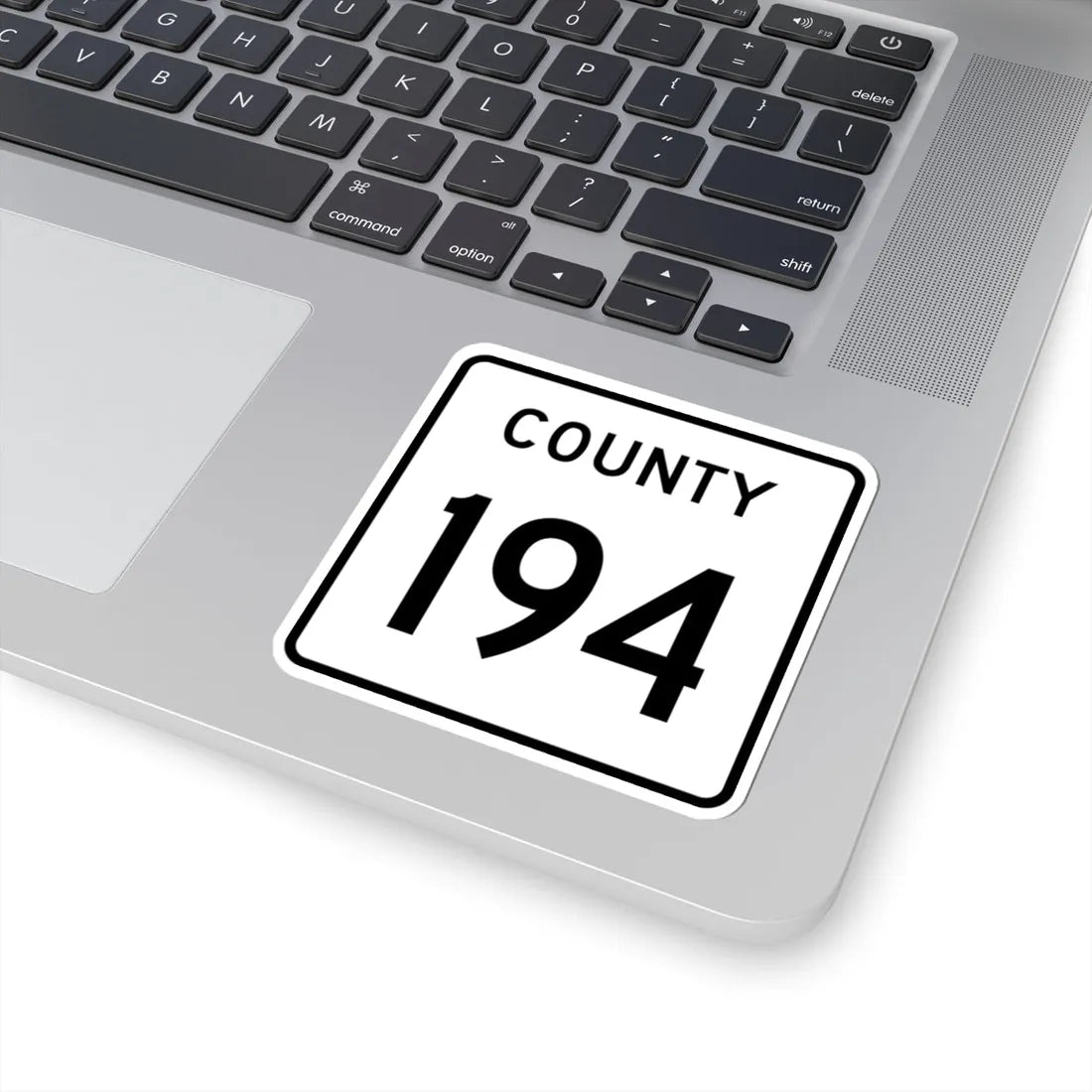 County 194 square (Minnesota) (Road Sign) STICKER Vinyl Kiss-Cut Decal - The Sticker Space