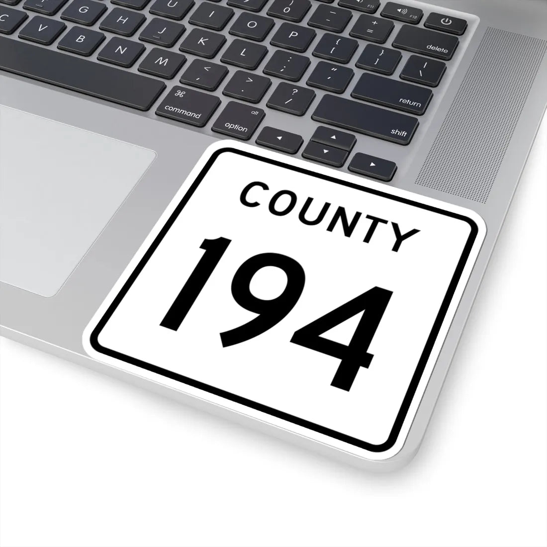 County 194 square (Minnesota) (Road Sign) STICKER Vinyl Kiss-Cut Decal - The Sticker Space