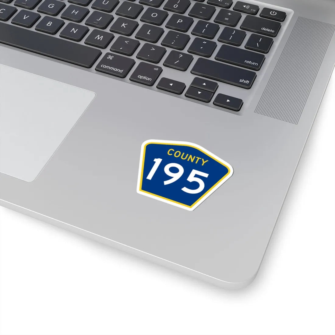 County 195 MN (Minnesota) (Road Sign) STICKER Vinyl Kiss-Cut Decal - The Sticker Space