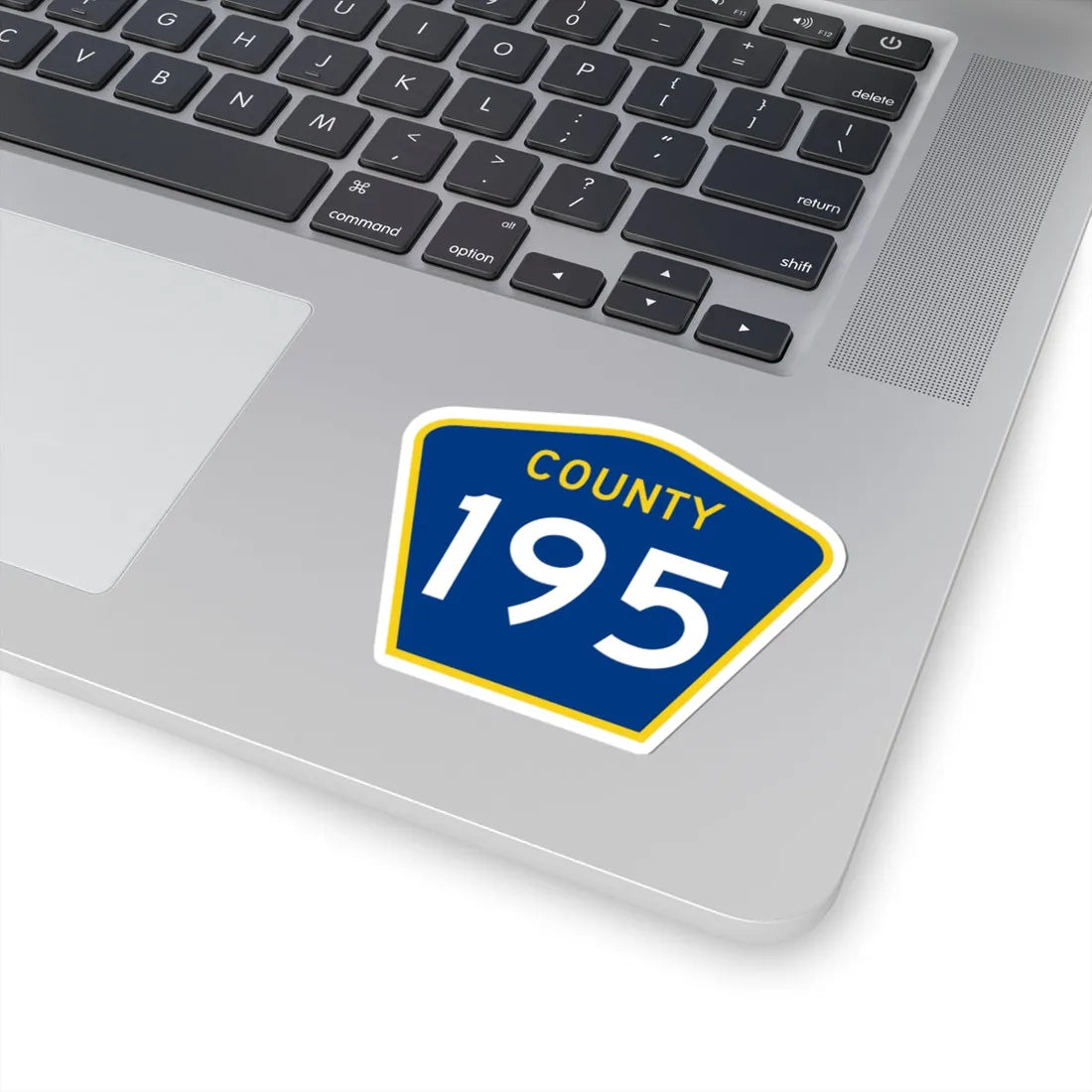 County 195 MN (Minnesota) (Road Sign) STICKER Vinyl Kiss-Cut Decal - The Sticker Space