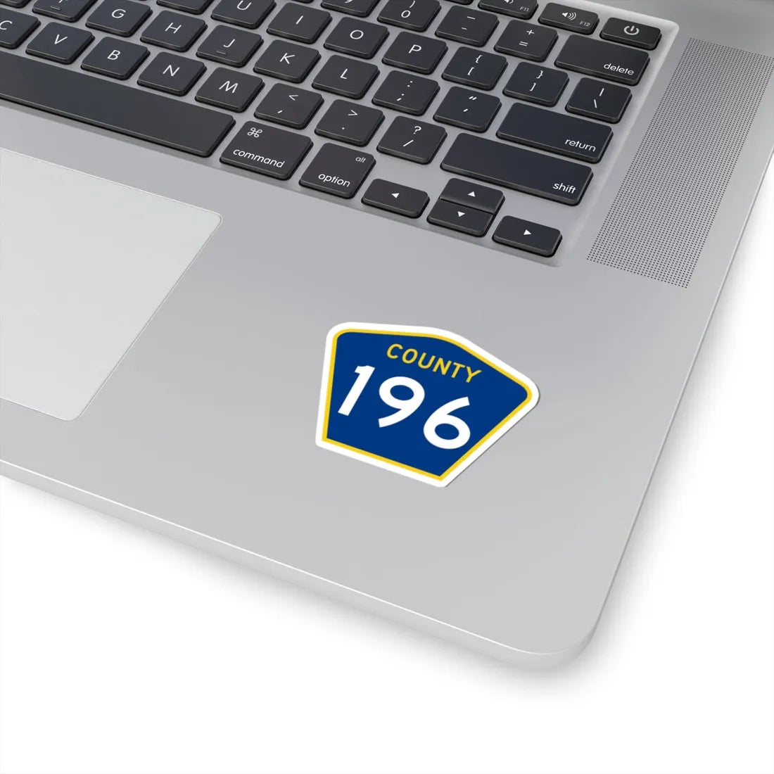 County 196 MN (Minnesota) (Road Sign) STICKER Vinyl Kiss-Cut Decal - The Sticker Space