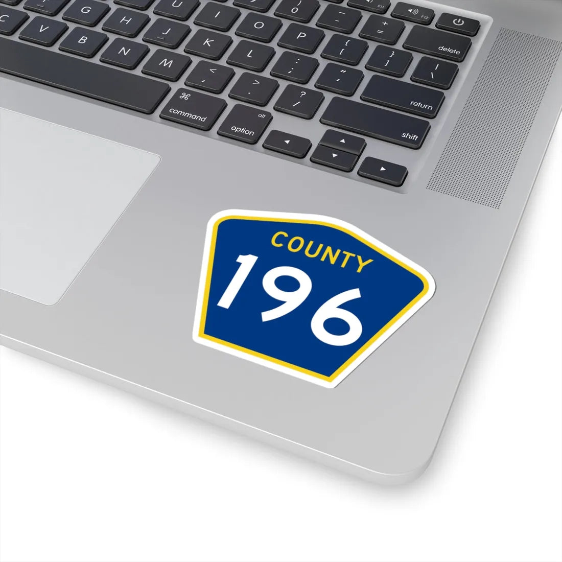 County 196 MN (Minnesota) (Road Sign) STICKER Vinyl Kiss-Cut Decal - The Sticker Space