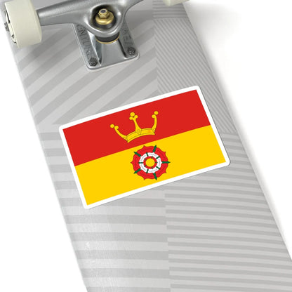 County Flag of Hampshire (England) STICKER Vinyl Kiss-Cut Decal - The Sticker Space