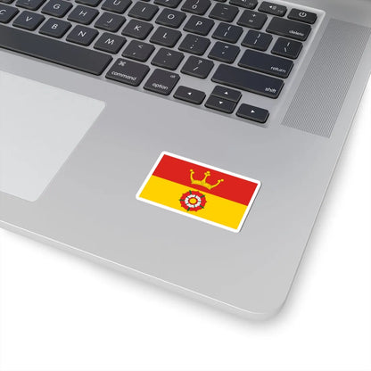 County Flag of Hampshire (England) STICKER Vinyl Kiss-Cut Decal - The Sticker Space