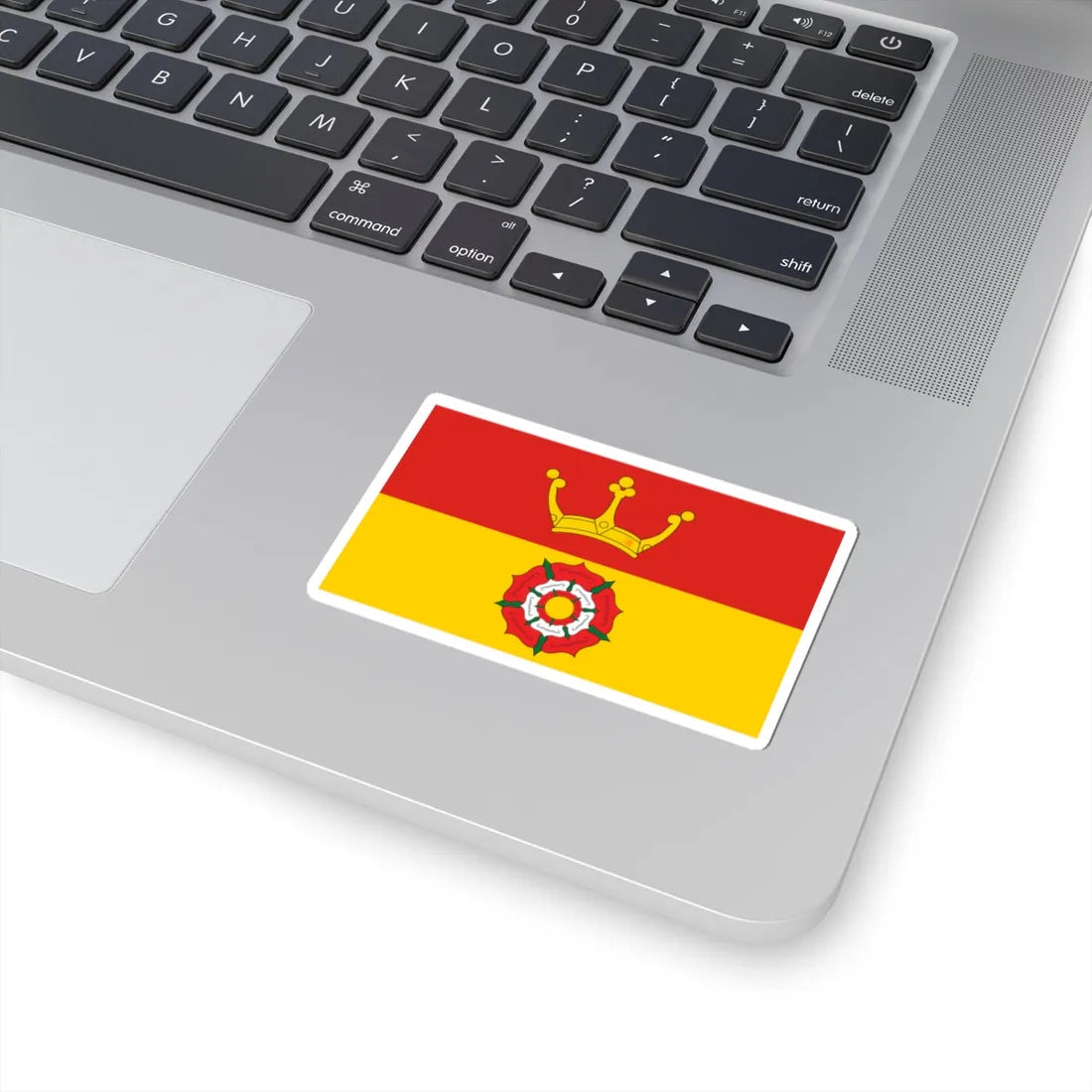 County Flag of Hampshire (England) STICKER Vinyl Kiss-Cut Decal - The Sticker Space