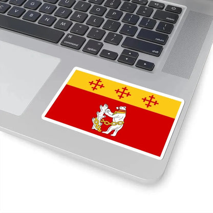 County Flag of Warwickshire (England) STICKER Vinyl Kiss-Cut Decal - The Sticker Space