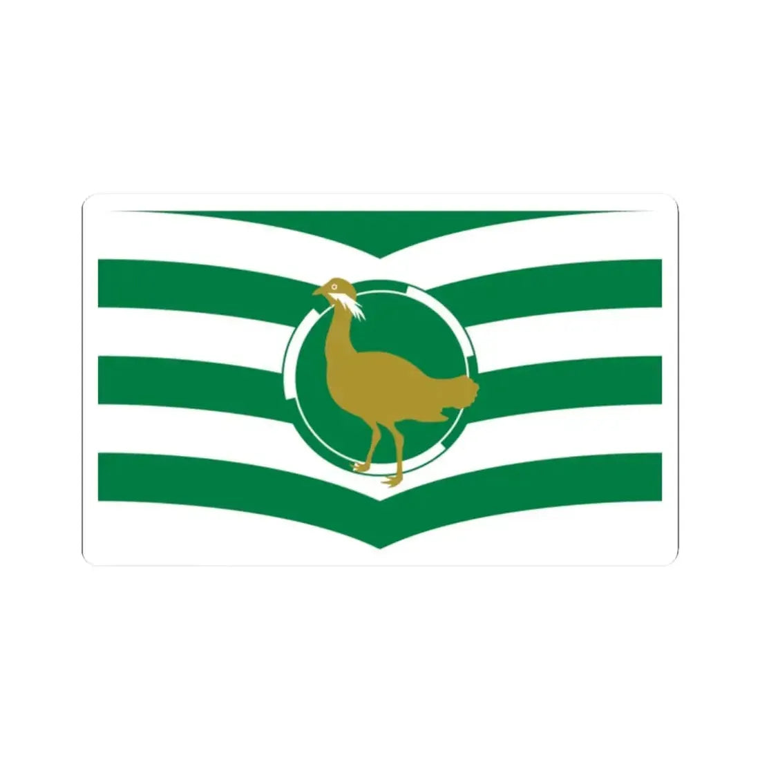 County Flag of Wiltshire (England) STICKER Vinyl Kiss-Cut Decal 2 Inch White - The Sticker Space