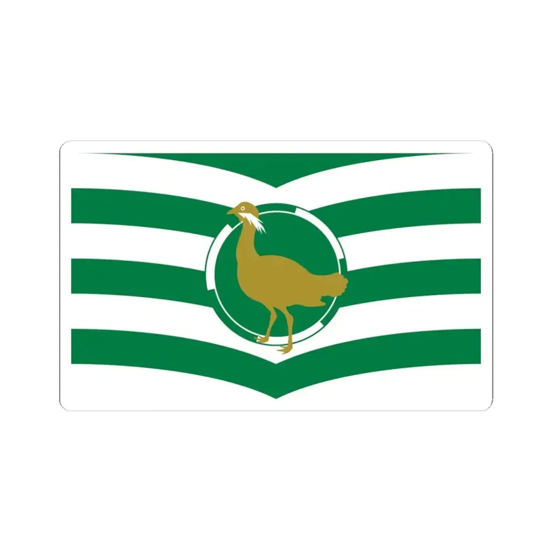 County Flag of Wiltshire (England) STICKER Vinyl Kiss-Cut Decal 4 Inch White - The Sticker Space