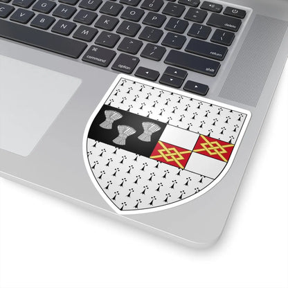 County Kilkenny arms (Ireland) (Coat of Arms) STICKER Vinyl Kiss-Cut Decal - The Sticker Space