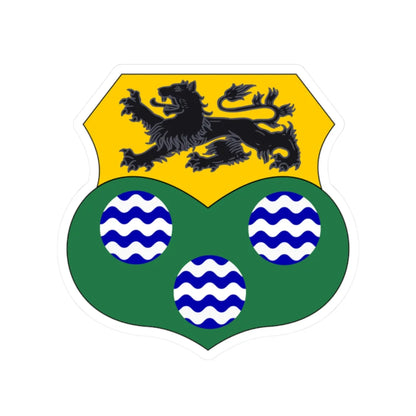 County Leitrim arms (Ireland) (Coat of Arms) STICKER Vinyl Kiss-Cut Decal 2 Inch White - The Sticker Space