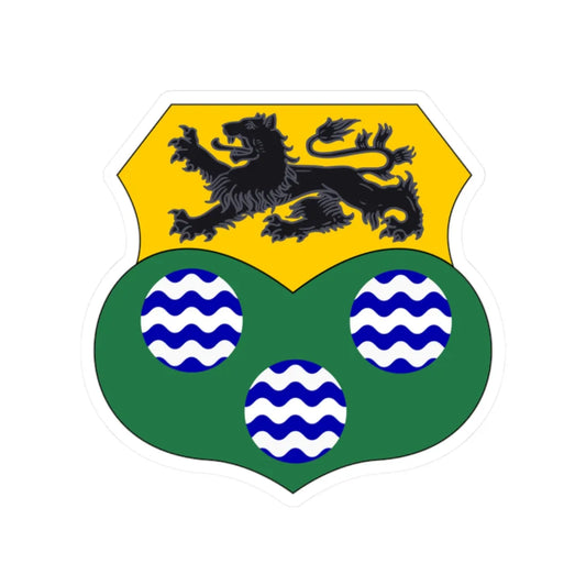 County Leitrim arms (Ireland) (Coat of Arms) STICKER Vinyl Kiss-Cut Decal 2 Inch White - The Sticker Space