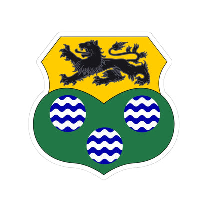 County Leitrim arms (Ireland) (Coat of Arms) STICKER Vinyl Kiss-Cut Decal 4 Inch White - The Sticker Space