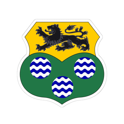 County Leitrim arms (Ireland) (Coat of Arms) STICKER Vinyl Kiss-Cut Decal 6 Inch White - The Sticker Space