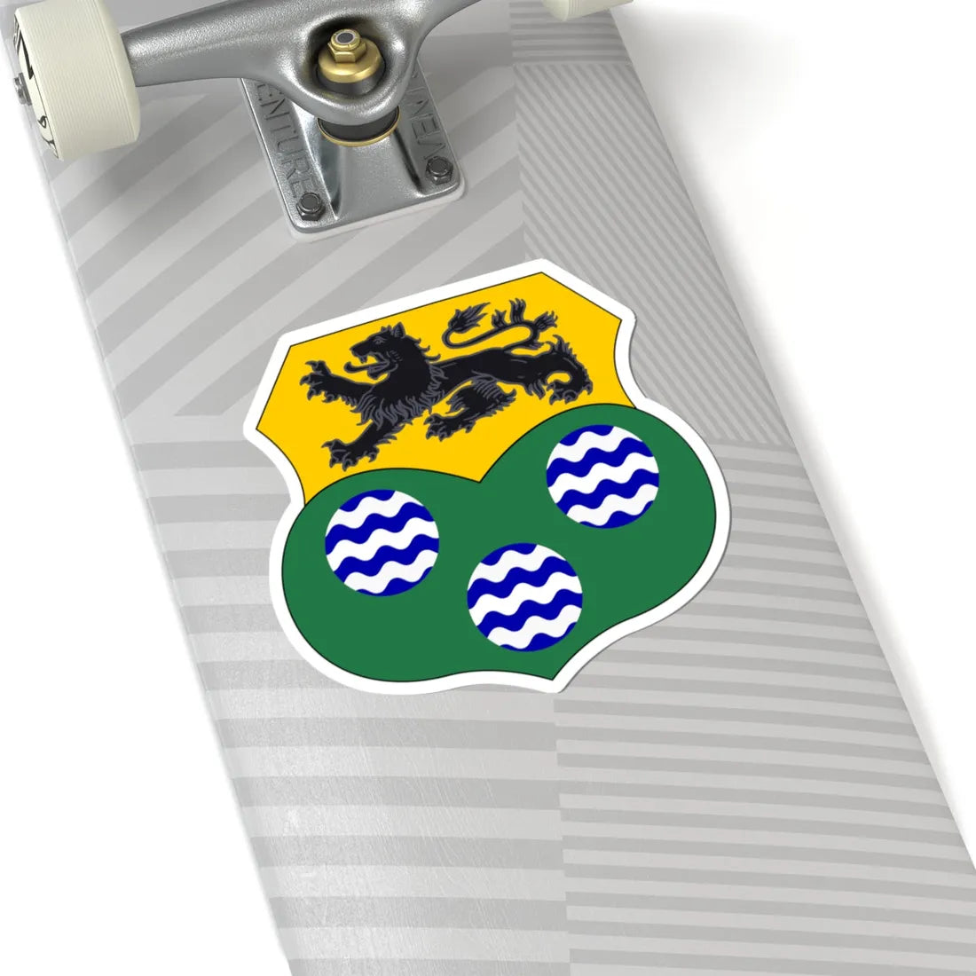 County Leitrim arms (Ireland) (Coat of Arms) STICKER Vinyl Kiss-Cut Decal - The Sticker Space