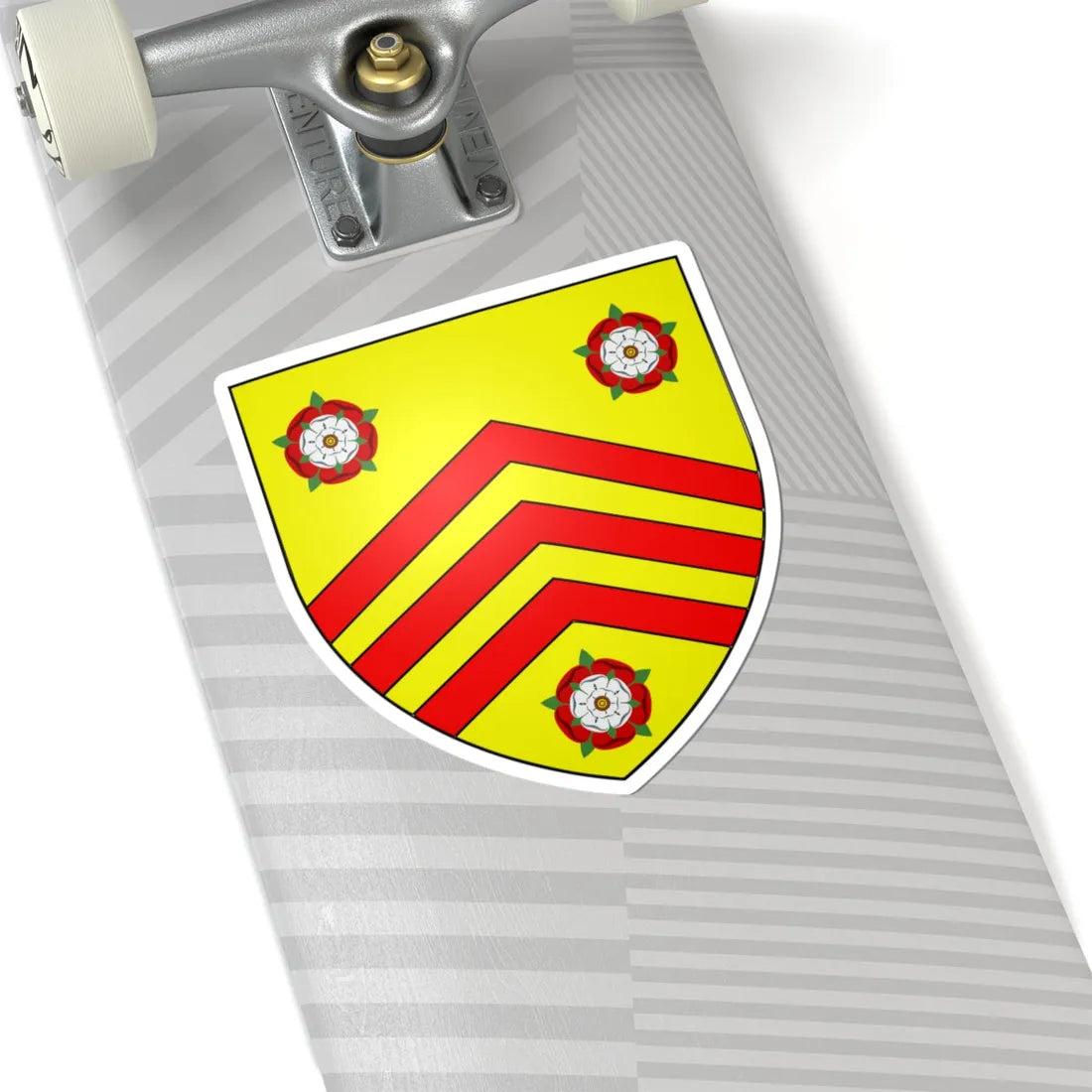 County of Glamorgan Shield (United Kingdom) (Coat of Arms) STICKER Vinyl Kiss-Cut Decal - The Sticker Space