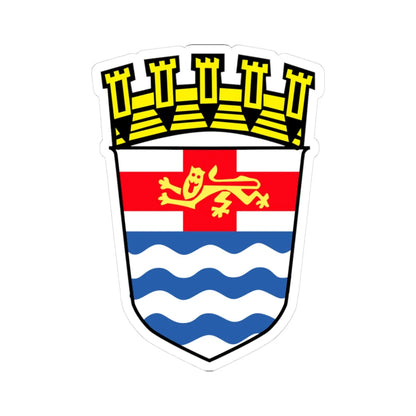CountyLondon (England) (Coat of Arms) STICKER Vinyl Kiss-Cut Decal 3 Inch White - The Sticker Space
