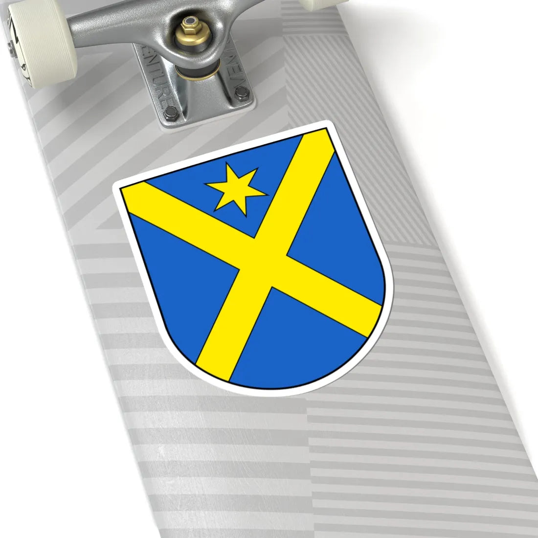 Courchavon-blazon (Switzerland) (Coat of Arms) STICKER Vinyl Kiss-Cut Decal - The Sticker Space