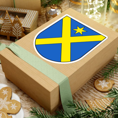 Courchavon-blazon (Switzerland) (Coat of Arms) STICKER Vinyl Kiss-Cut Decal - The Sticker Space