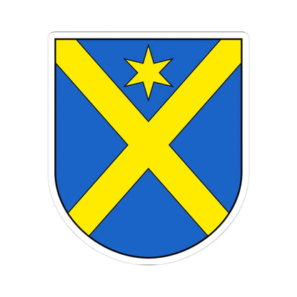 Courchavon-blazon (Switzerland) (Coat of Arms) STICKER Vinyl Kiss-Cut Decal - The Sticker Space