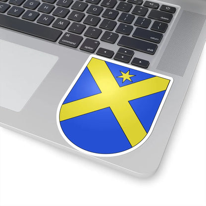 Courchavon-coat of arms (Switzerland) (Coat of Arms) STICKER Vinyl Kiss-Cut Decal - The Sticker Space