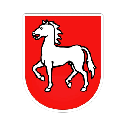 Courlevon-coat of arms (Switzerland) (Coat of Arms) STICKER Vinyl Kiss-Cut Decal - The Sticker Space