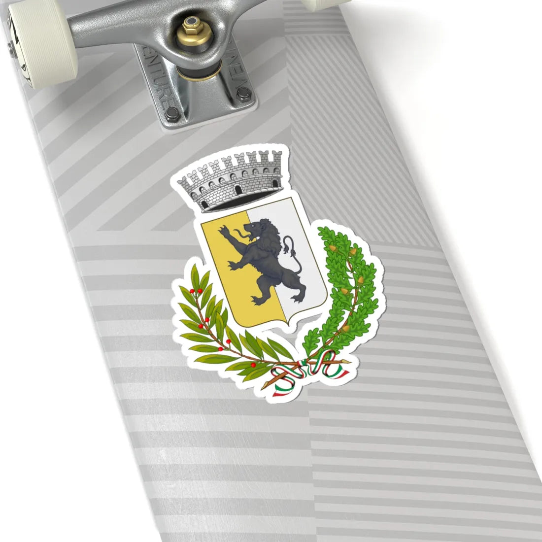 Courmayeur-Stemma (Italy) (Coat of Arms) STICKER Vinyl Kiss-Cut Decal - The Sticker Space
