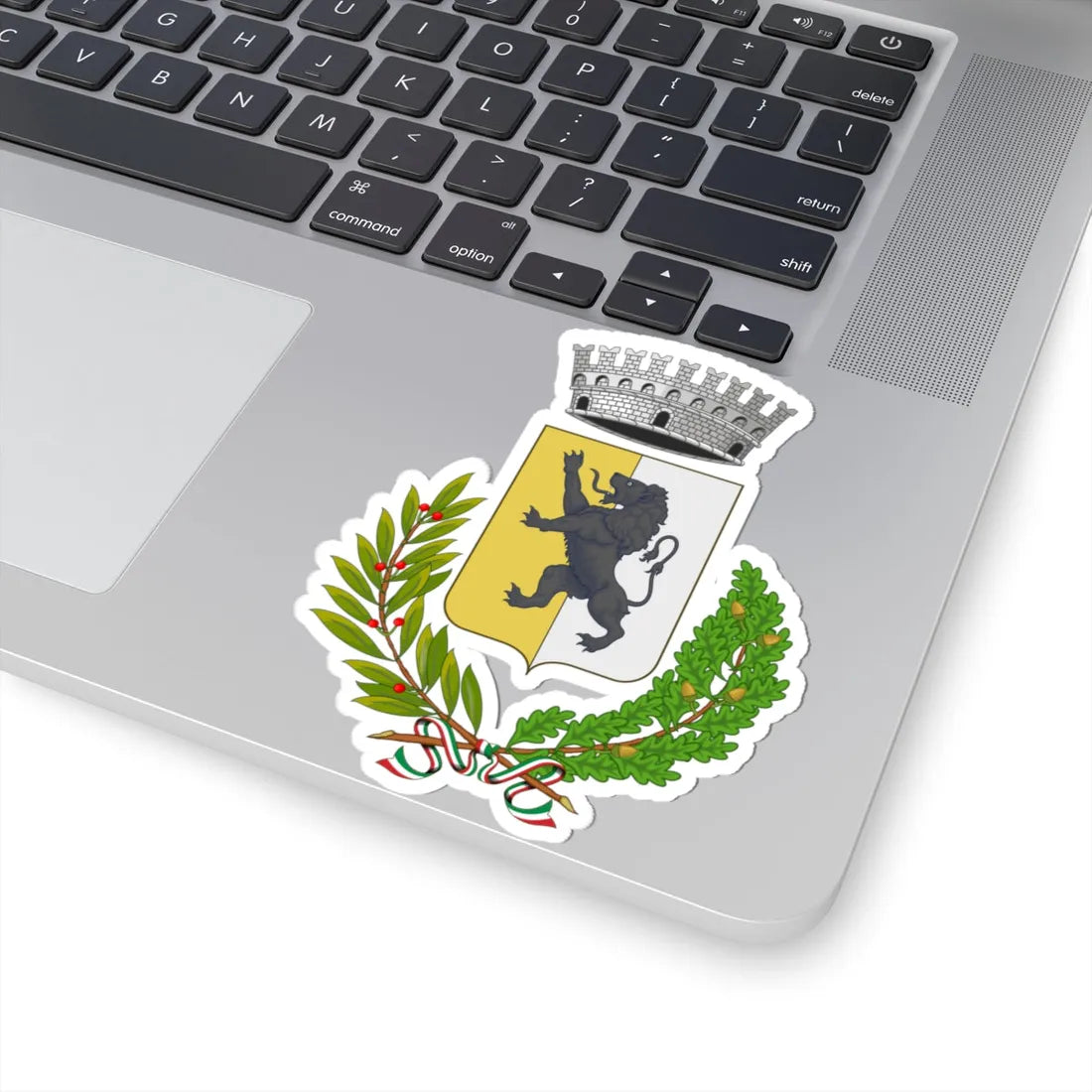 Courmayeur-Stemma (Italy) (Coat of Arms) STICKER Vinyl Kiss-Cut Decal - The Sticker Space