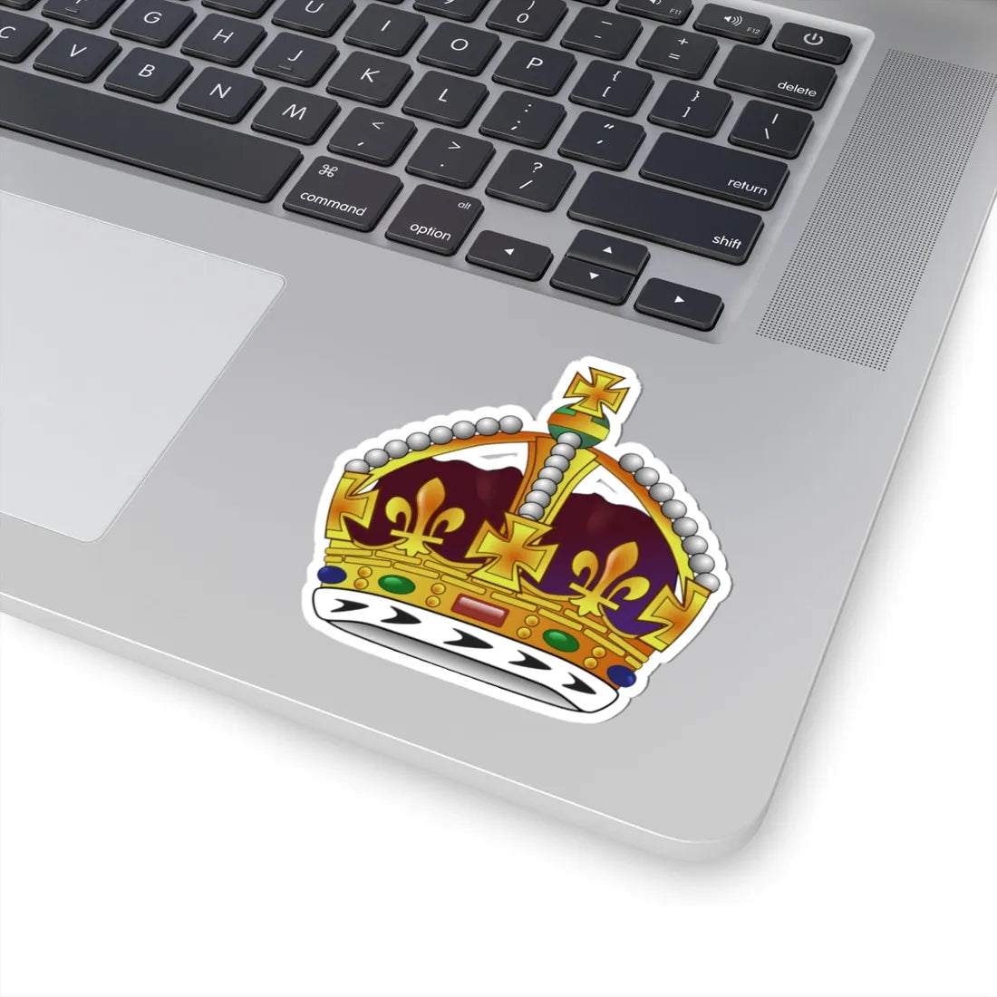 Couronne royale (United Kingdom) (Coat of Arms) STICKER Vinyl Kiss-Cut Decal - The Sticker Space