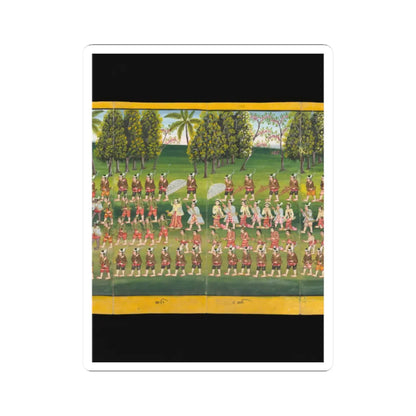 Court of King Mindon or - Royal processions, ceremonies and entertainments - 1870s–1880s v3 - STICKER Vinyl Kiss-Cut Decal