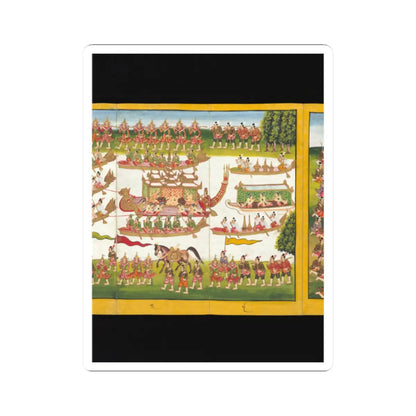 Court of King Mindon or - Royal processions, ceremonies and entertainments - 1870s–1880s v32 - STICKER Vinyl Kiss-Cut Decal