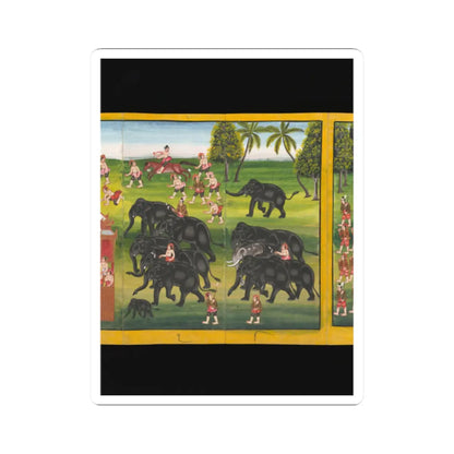 Court of King Mindon or - Royal processions, ceremonies and entertainments - 1870s–1880s v5 - STICKER Vinyl Kiss-Cut Decal