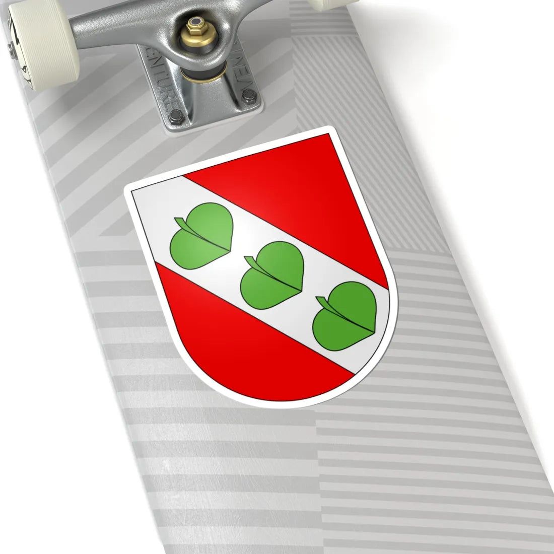 Courtelary district-coat of arms (Switzerland) (Coat of Arms) STICKER Vinyl Kiss-Cut Decal - The Sticker Space