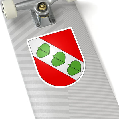 Courtelary district-coat of arms (Switzerland) (Coat of Arms) STICKER Vinyl Kiss-Cut Decal - The Sticker Space