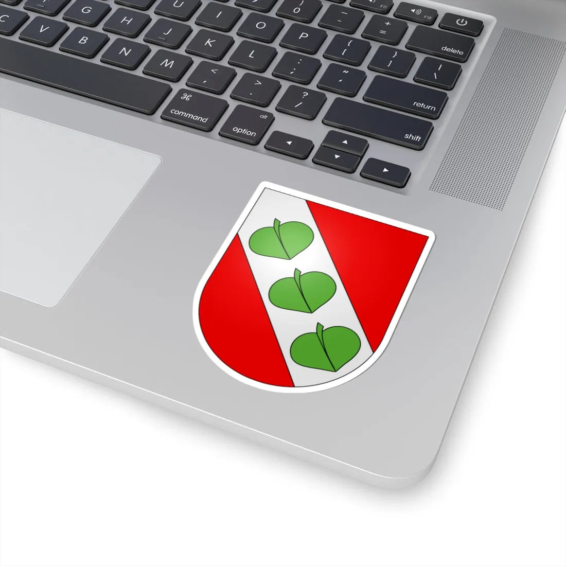 Courtelary district-coat of arms (Switzerland) (Coat of Arms) STICKER Vinyl Kiss-Cut Decal - The Sticker Space