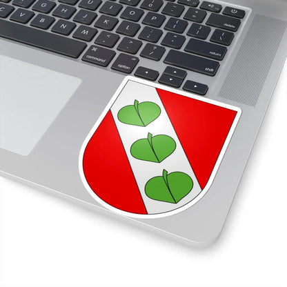 Courtelary district-coat of arms (Switzerland) (Coat of Arms) STICKER Vinyl Kiss-Cut Decal - The Sticker Space