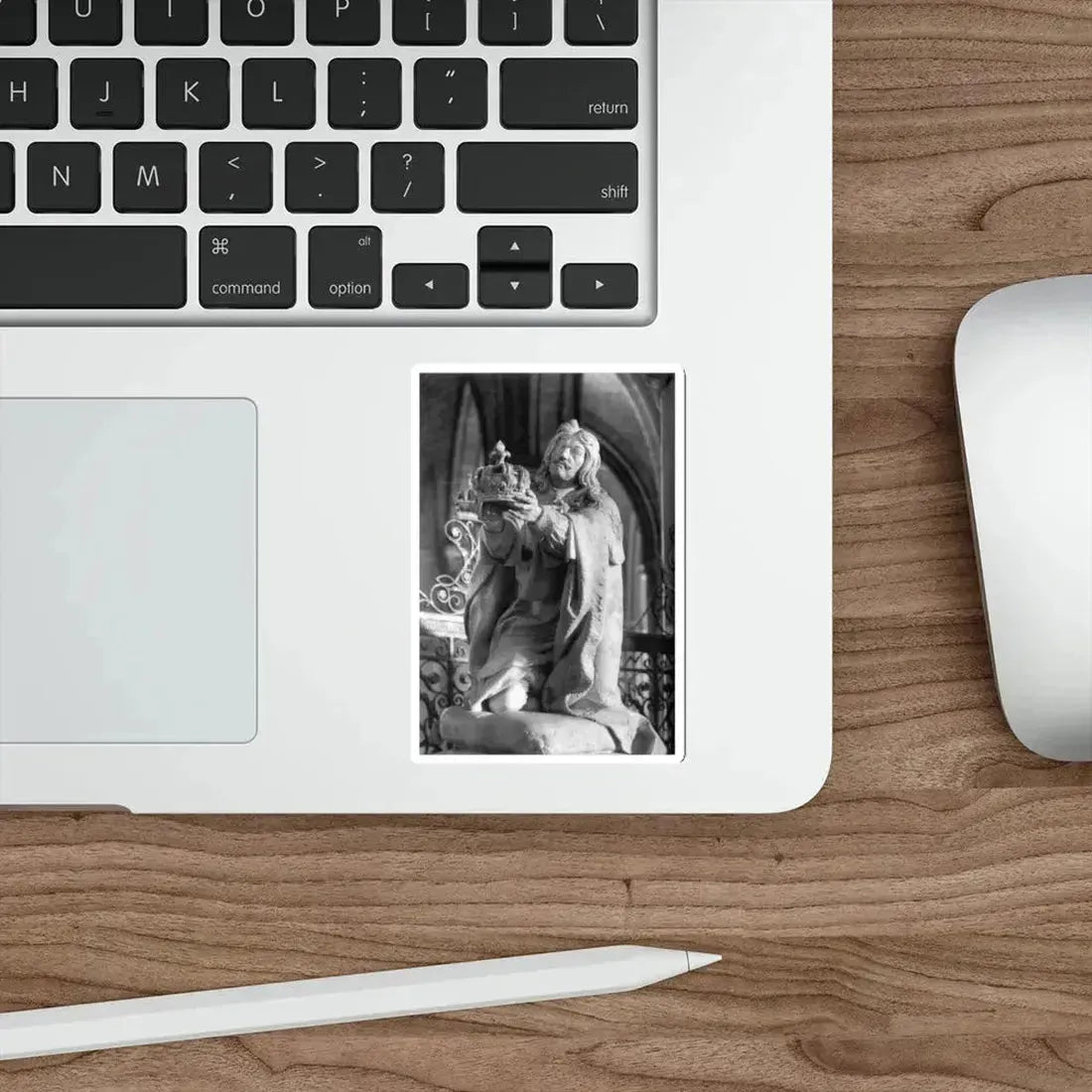 COUSTOU, Nicolas - Louis XIII Kneeling (Artwork) STICKER Vinyl Die-Cut Decal - The Sticker Space