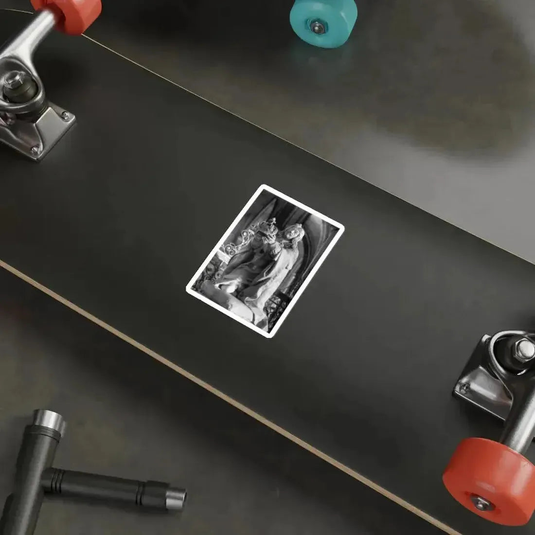 COUSTOU, Nicolas - Louis XIII Kneeling (Artwork) STICKER Vinyl Die-Cut Decal - The Sticker Space