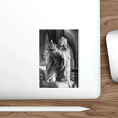 COUSTOU, Nicolas - Louis XIII Kneeling (Artwork) STICKER Vinyl Die-Cut Decal - The Sticker Space